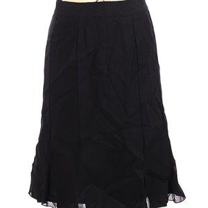 Gerard Darel Black Wool Midi Length Skirt sz 6 EUC